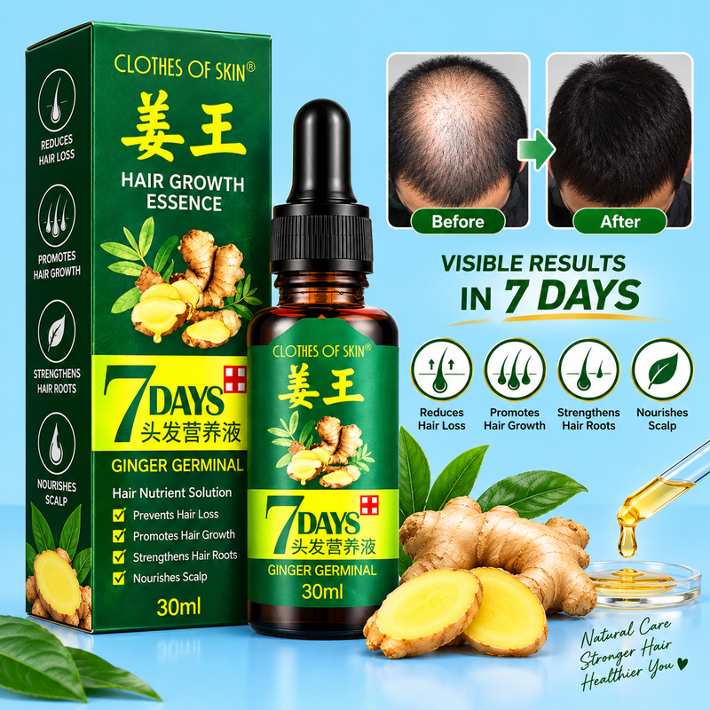 7 Day Ginger Hair Growth Essence 30ml